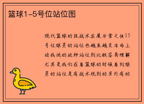 篮球1-5号位站位图